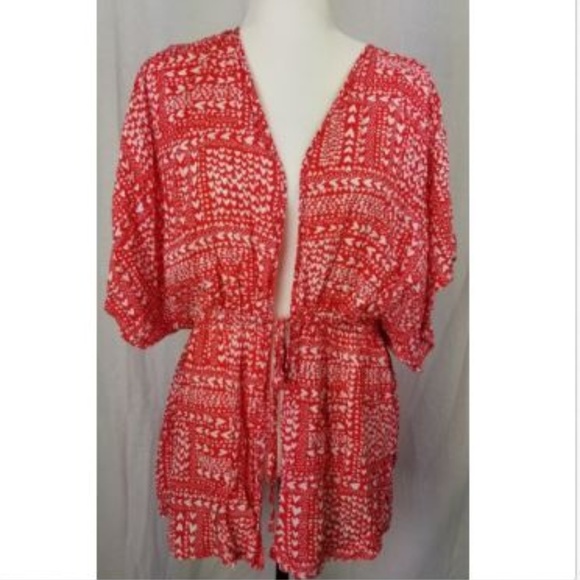 Victoria's Secret Other - Victoria's Secret Kimono Robe One Size Hearts